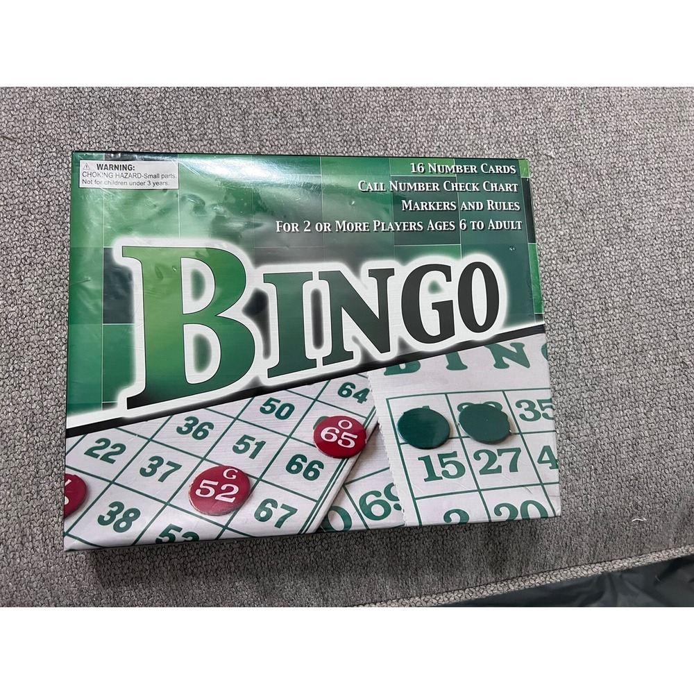 Bingo Game Set Greenbrier International Factory Sealed